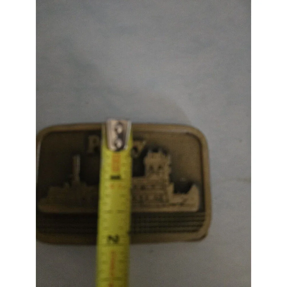 Vtg. Peavy Ship Belt Buckle (O-17)